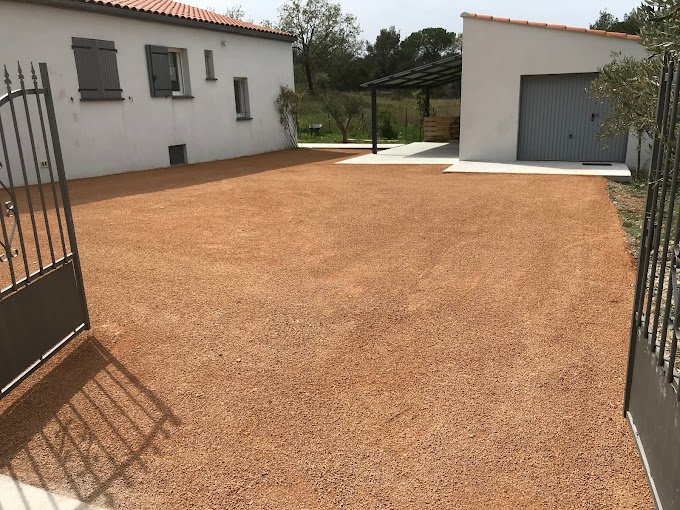 clapissette, terrains stabilisés, Enrobé